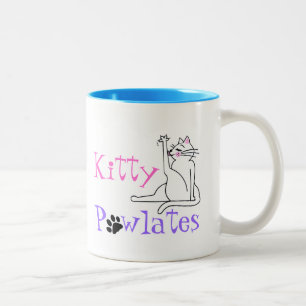 Kattunge PAWlates Två-Tonad Mugg