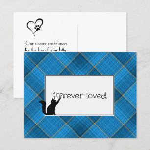 Kattunge Pet-förlustsympati från Vet Vykort