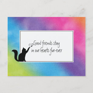 Kattunge Pet-förlustsympati från Vet Vykort