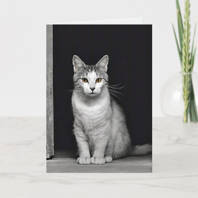 Kattunge Pet-förlustsympati Kort (Framsida)