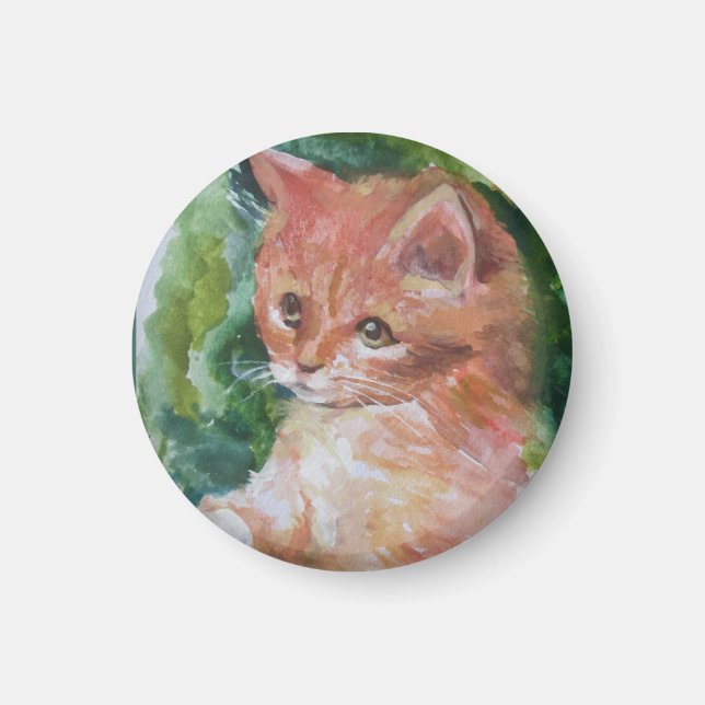 Kattunge Pillow 2 m Magnet (Framsidan)