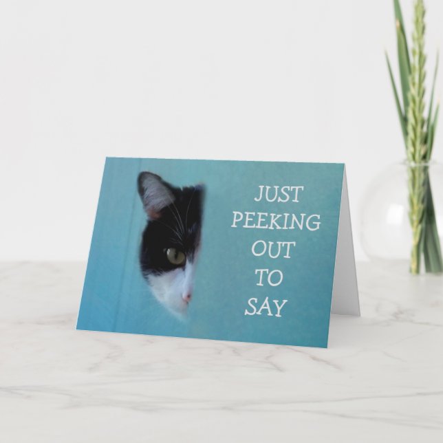 Kattunge Poetry kommer bra Kort (Framsida)