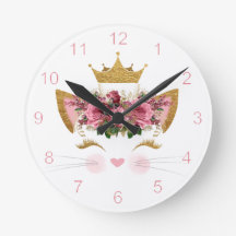 Kattunge Princess Wall Clock