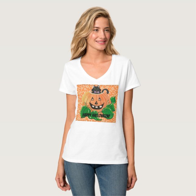 Kattunge Pumpkin T-Shirt (Hel framsida)