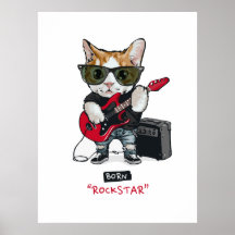 Kattunge Rockstar T-Shirt