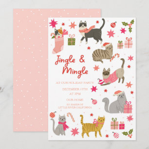 Kattunge Rosa - inbjudan till julfest
