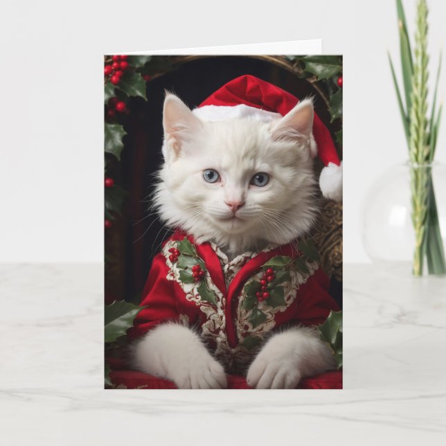 Kattunge Saanta Tack Kort (Framsida)