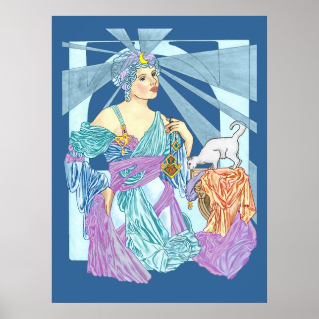 Kattunge Selene Poster (Framsidan)