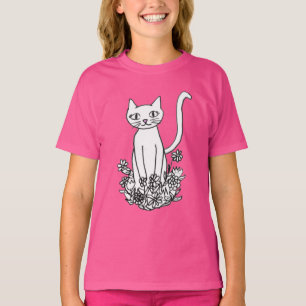 Kattunge Sitta Söt T Shirt
