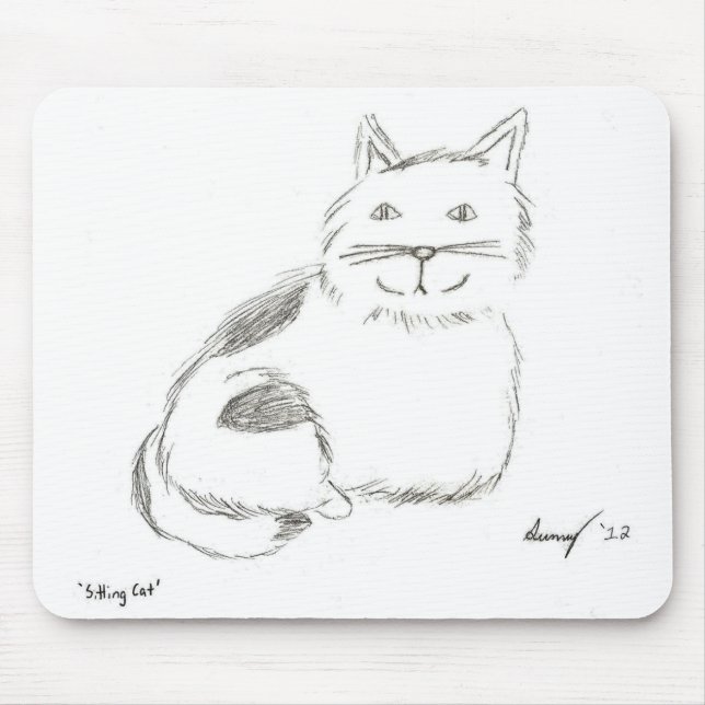 Kattunge Sketch Mousepad Musmatta (Framsidan)