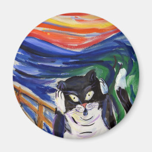 Kattunge Skräm Magnet