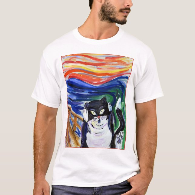 Kattunge Skräm T-Shirt (Framsida)