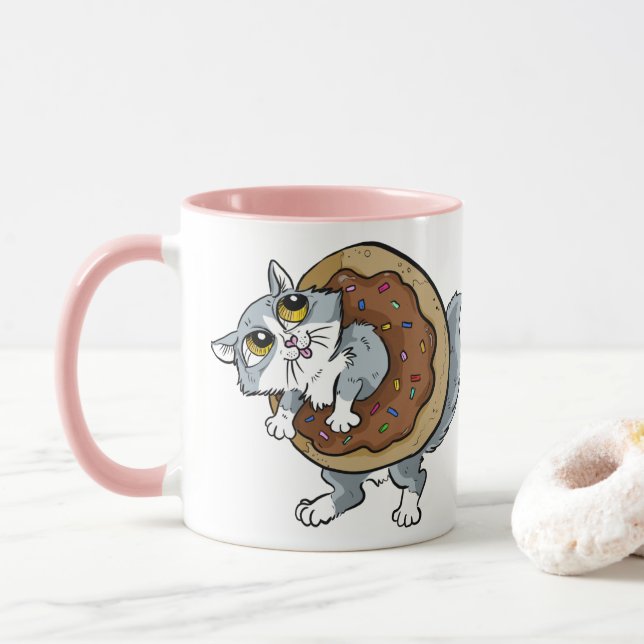 Kattunge Sweet Donut Mugg (Med munk)