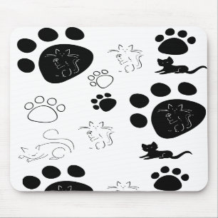 Kattunge tafsar mousepad musmatta