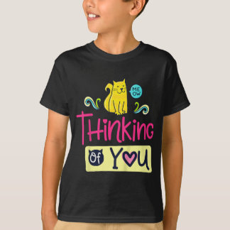 Kattunge tänker på dig | Cute Cat Lover Gift T Shirt