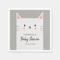 Kattunge Theme Baby Shower Cute Kitten