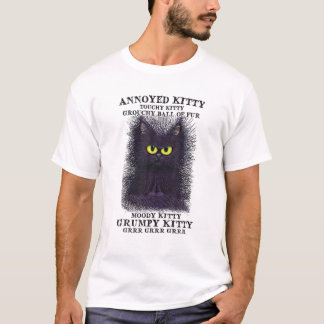 Kattunge Touchy Kattunge Grouchy Boll Päls T Shirt