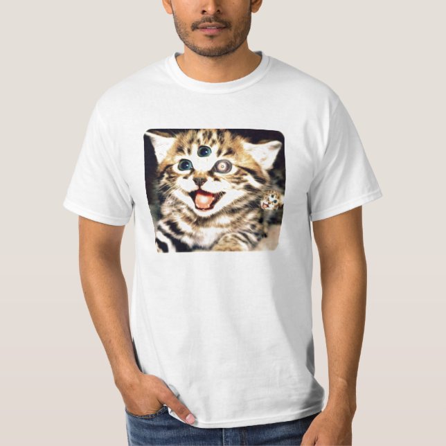 Kattunge tre t-shirt (Framsida)