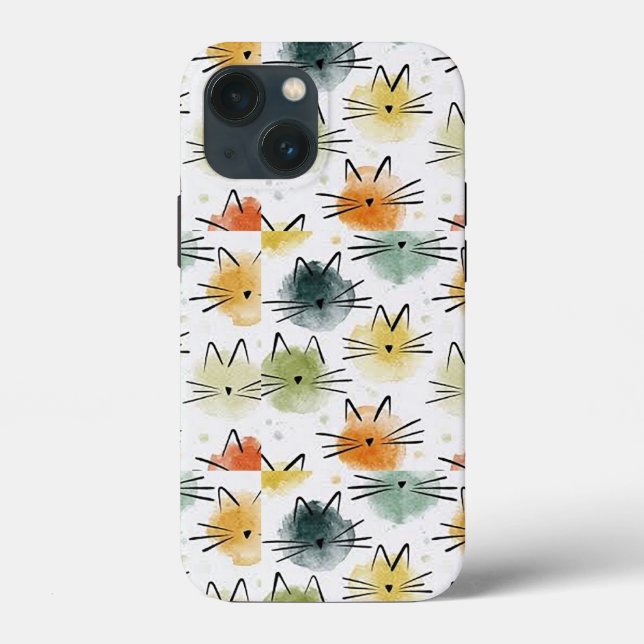 Kattunge Tuff Apple iPhone 13 mini Fodral (Baksida)