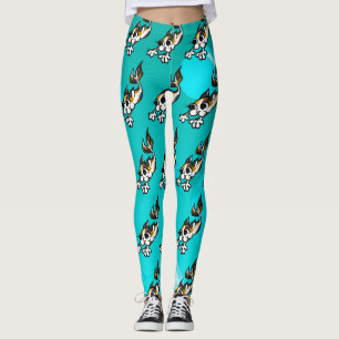 Kattunge TURKIISKA FÖRBINDELSER I SJÖJUNGFRU Leggings
