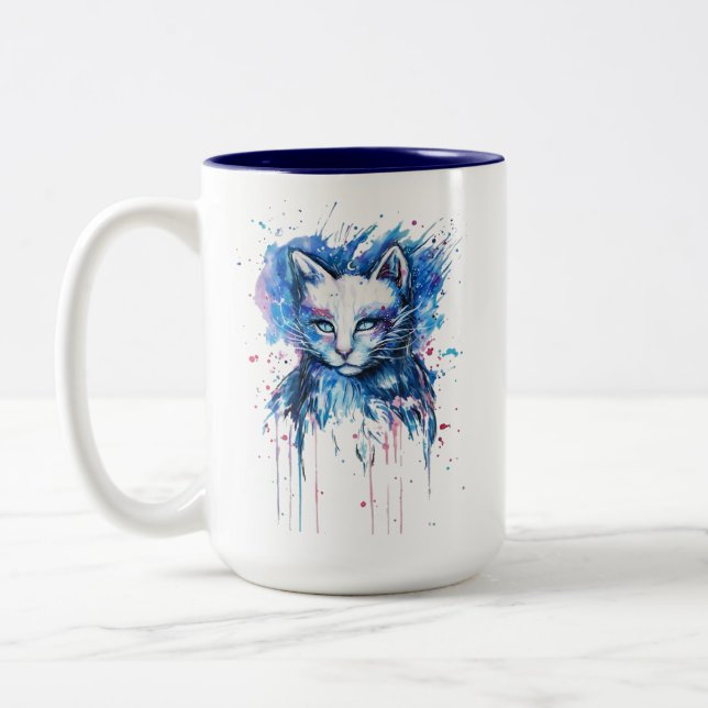 Kattunge Två-Tonad Mugg (Vänster)