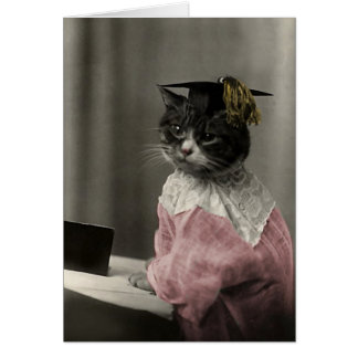 Kattunge Valediktorian Hälsningskort