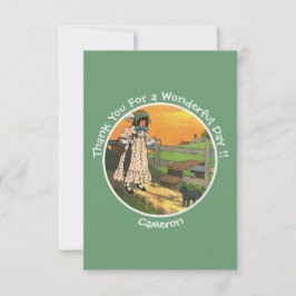 Kattunge, vart har du varit? Födelsedagsfest Tack Kort