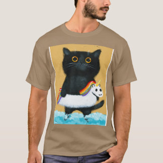 Kattunge vid stranden t shirt
