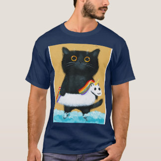 Kattunge vid stranden t shirt