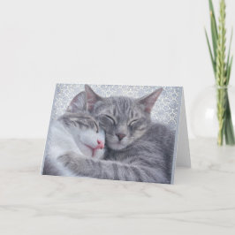 Kattunge Vintage Notecard Meddelande