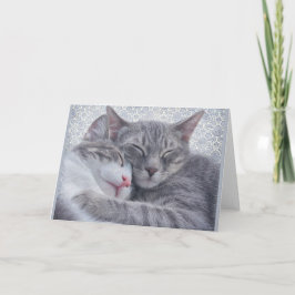 Kattunge Vintage Notecard Meddelande