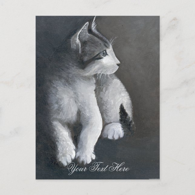 Kattunge vykort (Framsida)