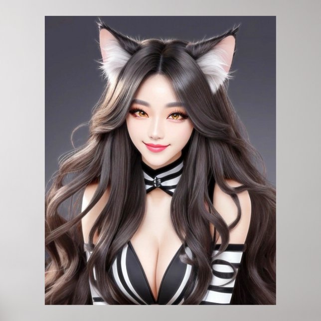 KATTUNGE WAIFU 04 POSTER (Framsidan)