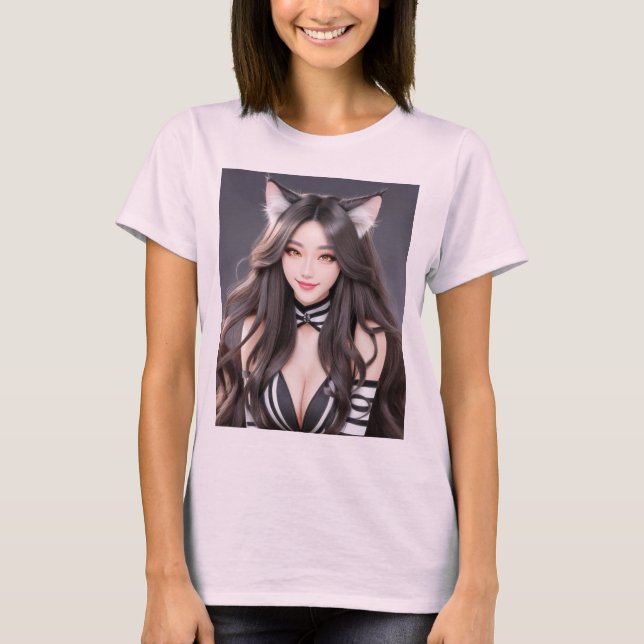 KATTUNGE WAIFU 04 T SHIRT (Framsida)