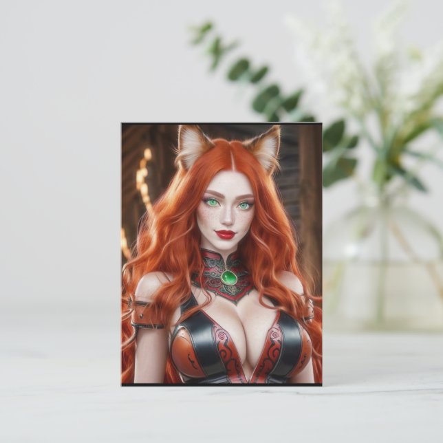 KATTUNGE WAIFU 09 VYKORT (Stående Fram)