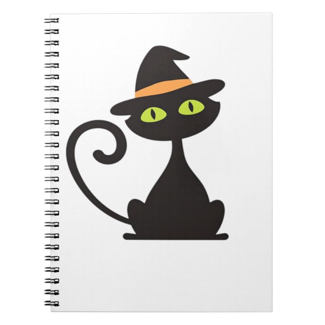 kattunge witch Classic T-Shirt Anteckningsbok (Framsidan)
