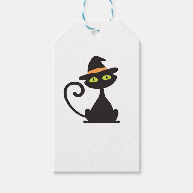 kattunge witch Classic T-Shirt Presentetikett (Framsidan)