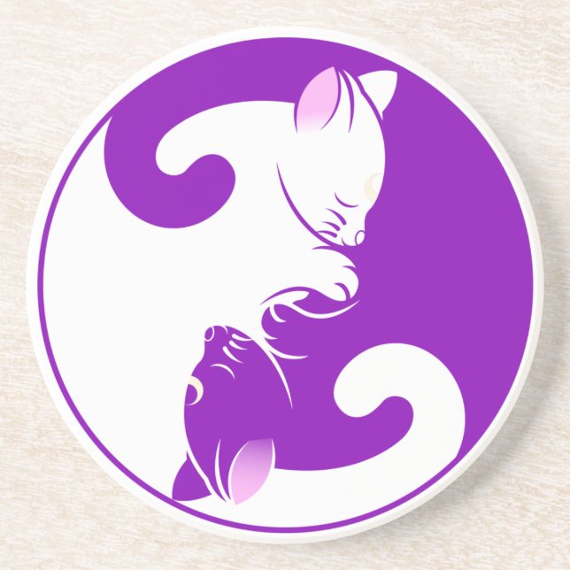 Kattunge Yin Yang | LILA Underlägg (Framsidan)