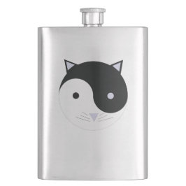 Kattunge Yin Yang Meditation Design Design Black,  Fickplunta