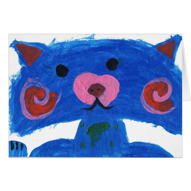 Kattungedesign Hälsningskort (Framsidan Horizontal)