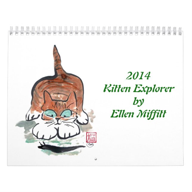 KattungeExporer 2014 kalender av Ellen Miffitt (Omslag)