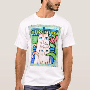 Kattungeflicka T-tröja T-shirt