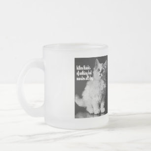 Kattungefunderare av mord all dag frostad glasmugg