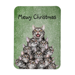 Kattungejulgran Magnet