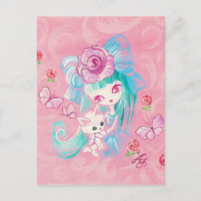 Kattungekärlek Vykort (Framsida)