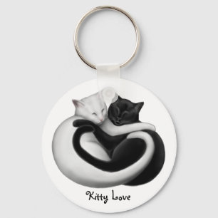 Kattungekärlekkatt Keychain Nyckelring