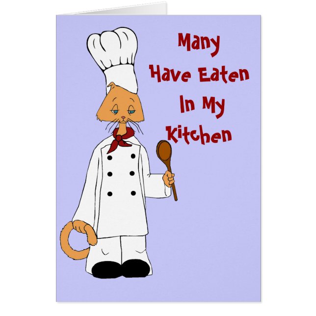 Kattungekock Hälsningskort (Framsidan)