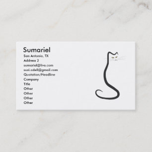 Kattungekort Visitkort