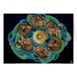 Kattungekosmos Hälsningskort