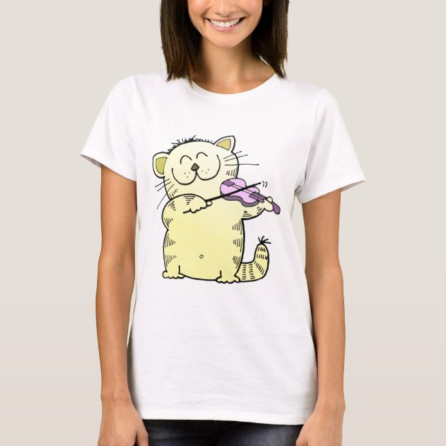 Kattungelekfiol Tee Shirt (Framsida)